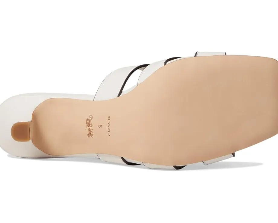 COACH Women's Tillie Leather Sandal Clearance