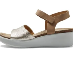 Women ECCO Women's Flowt Wedge Cork Sandal