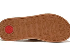 FitFlop Women's F-Mode Espadrille Adj. Leather Flatform Toe-Thongs New