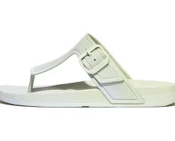 Women FitFlop Women's Iqushion Iridescent Adjustable Buckle Flip-Flops