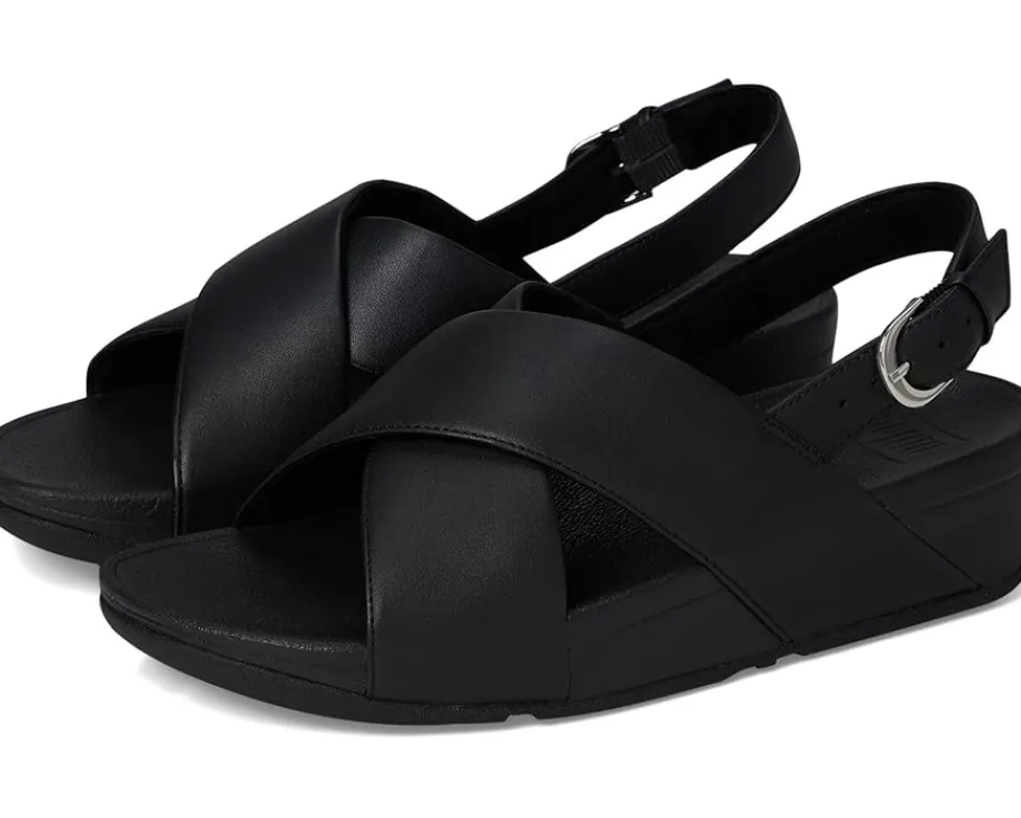 FitFlop Women's Lulu Cross-Back Strap Sandals - Leather Hot