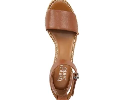 Women Franco Sarto Women's Clemens Raffia Espadrille Wedge Heel Sandals