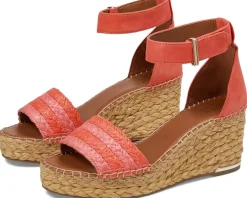 Women Franco Sarto Women's Clemens Raffia Espadrille Wedge Heel Sandals