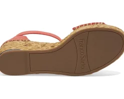 Women Franco Sarto Women's Clemens Raffia Espadrille Wedge Heel Sandals