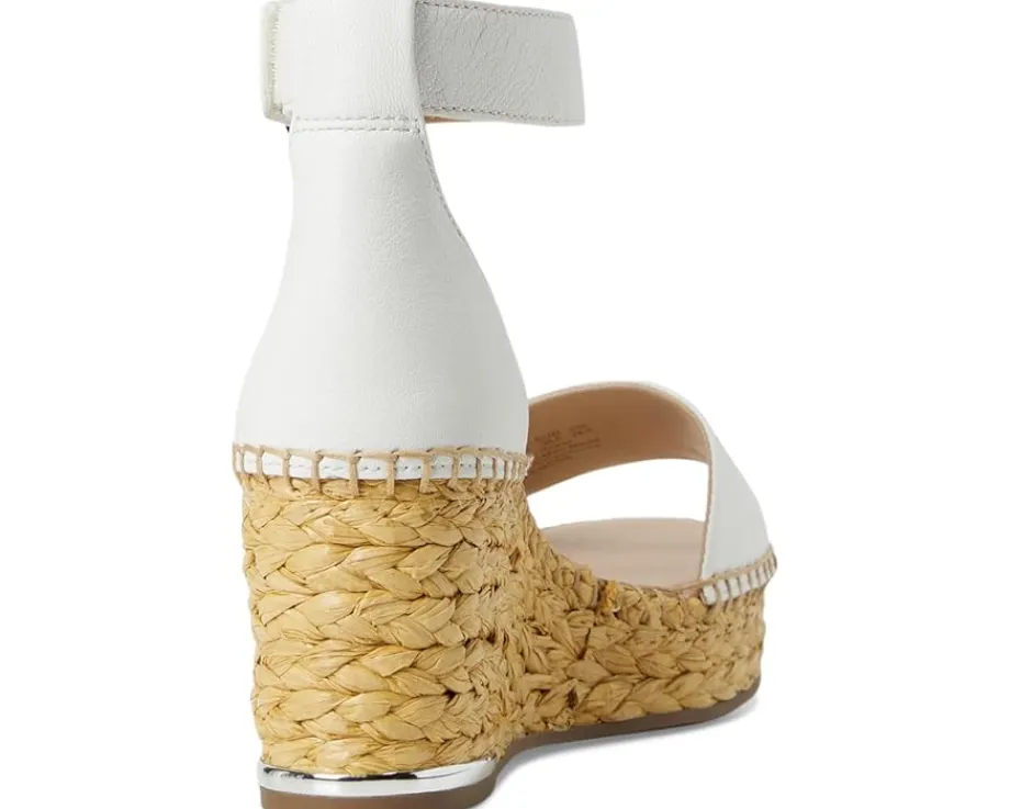 Franco Sarto Women's Clemens Raffia Espadrille Wedge Heel Sandals New