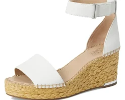 Franco Sarto Women's Clemens Raffia Espadrille Wedge Heel Sandals New