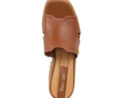 Women Franco Sarto Women's Florence Fashion Slide Heeled Sandals