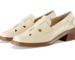 Women Franco Sarto Women's Gene Cut Out Heeled Loafers