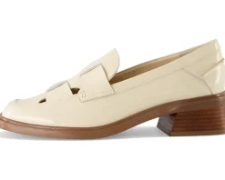 Women Franco Sarto Women's Gene Cut Out Heeled Loafers