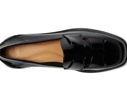 Women Franco Sarto Women's Gene Cut Out Heeled Loafers