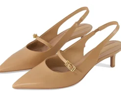 Franco Sarto Women's Khloe Pointed Toe Slingback Kitten Heel Hot