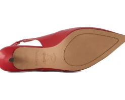 Franco Sarto Women's Khloe Pointed Toe Slingback Kitten Heel