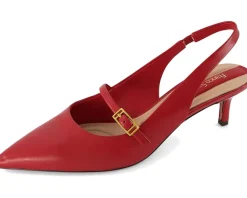 Franco Sarto Women's Khloe Pointed Toe Slingback Kitten Heel