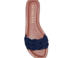Women Jack Rogers Women's Dumont Woven Rope Flat Sandals