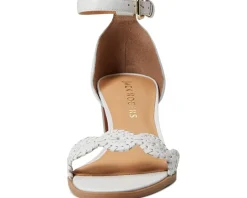 Women Jack Rogers Women's Lauren Ankle Strap Mid Heel