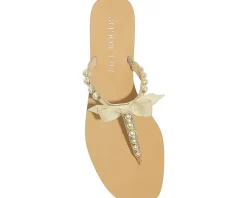 Women Jack Rogers Women's Sand Piper Bow Pearl Sandal