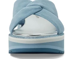 Women Johnston & Murphy Women's Johnston & Murphy Grace Cross Band Slide