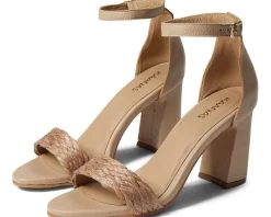 KAANAS Women's Dumai Raffia Strap Heel Outlet