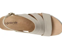 Women LifeStride Women's Darby Slingback Wedge Sandals