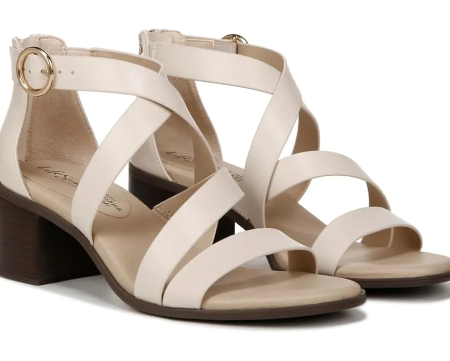 Women LifeStride Women's Heritage Strappy Block Heel Dress Sandals