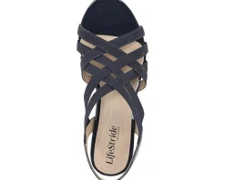 Women LifeStride Women's Yung Strappy Wedge Sandals