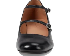 Women Madewell Women's The Nettie Heeled Mary Jane in Leather