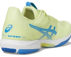 ASICS Women's Solution Speed FF 3 Tennis Shoe Huddle Yellow/Blue Coast Sale
