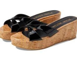 Women Stuart Weitzman Women's Carmen Platform Slide