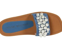 Women Stuart Weitzman Women's Goldie Slide