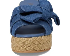 Women Stuart Weitzman Women's Loveknot Espadrille Wedge Slide