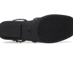 Women Stuart Weitzman Women's Pearlita Flat Sandal