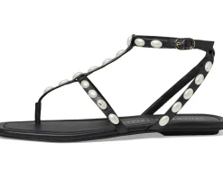 Women Stuart Weitzman Women's Pearlita Flat Sandal