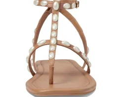 Stuart Weitzman Women's Pearlita Flat Sandal