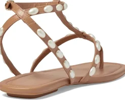 Stuart Weitzman Women's Pearlita Flat Sandal