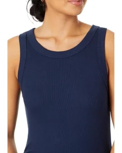 Michael Stars Wren Midi Dress with Slit Nocturnal Clearance