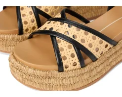 Dolce Vita Wriley Black Woven Raffia