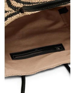 Madewell Xl Straw Tote Natural Multi