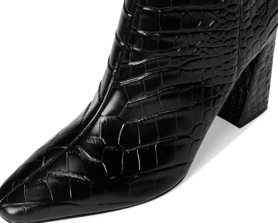Marc Fisher LTD Yanara Black Croco Leather Sale