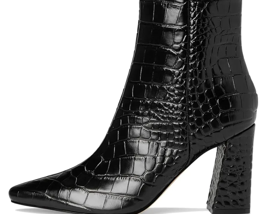 Marc Fisher LTD Yanara Black Croco Leather Sale