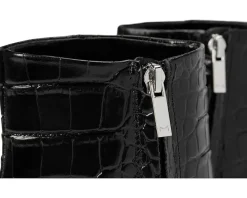 Marc Fisher LTD Yanara Black Croco Leather Sale