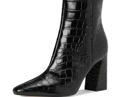 Marc Fisher LTD Yanara Black Croco Leather Sale