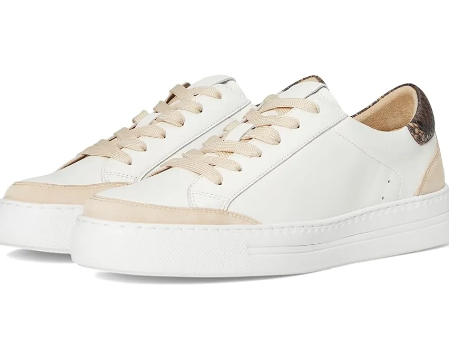 Vaneli Ying White Nappa/Nude Suede Combo Best