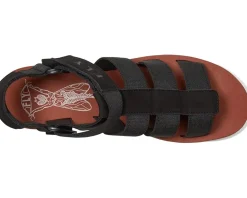 FLY LONDON YOJI198FLY Black/Brick Discount