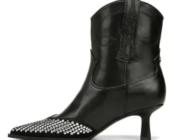 Circus NY by Sam Edelman Yolanda Black Leather Stud Clearance