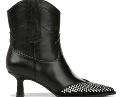 Circus NY by Sam Edelman Yolanda Black Leather Stud Clearance