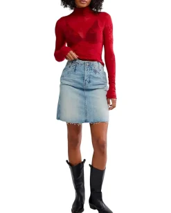 Free People You Decide Long Sleeve Deep Cherry Online