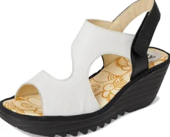 FLY LONDON YOXA576FLY White/Black Hot