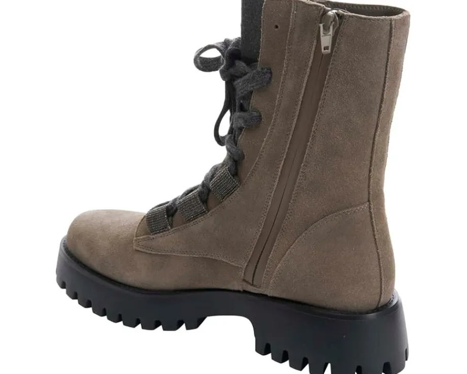 Vaneli Zabou Dark Taupe Waterproof Suede Sale