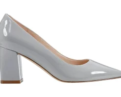 Marc Fisher LTD Zala Light Grey Patent Leather Best