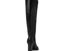 Nine West Zazz Wide Calf Black Leather Best